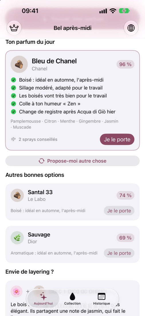 Scenty : ton parfum du jour